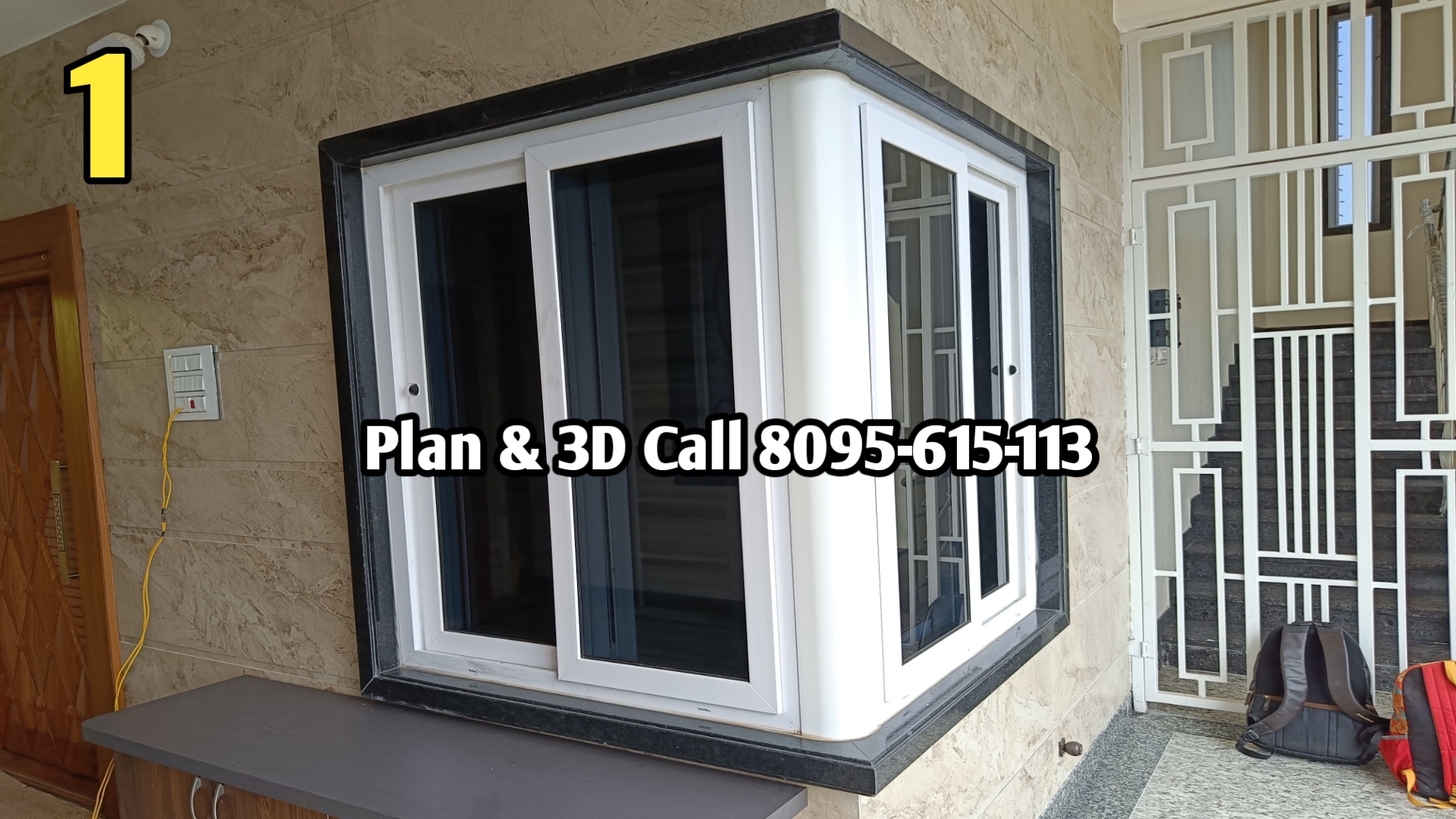 corner window frame design