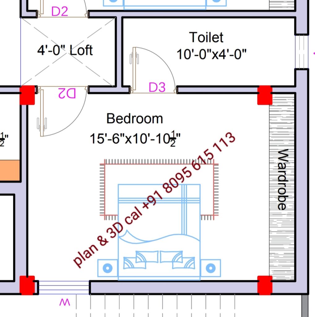 size of bedroom 15 feet by 10 feet